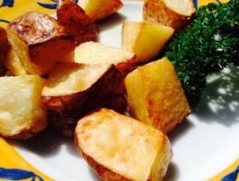 Oven Crispy Lard Potatoes