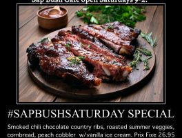 #SapBushSaturday Special July 16, 9-2