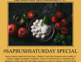 #SapBushSaturday Special Aug 27, 9-2