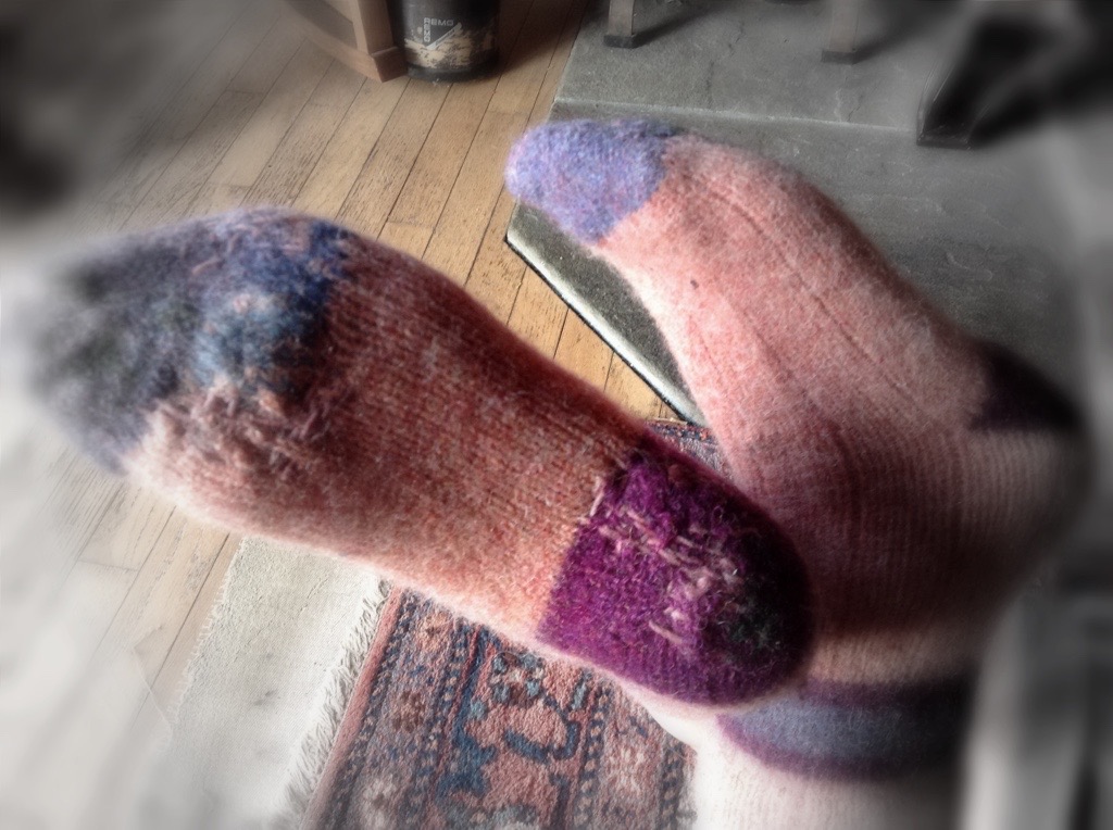 How to Mend Socks, Part Two: Stocking Darning - Digits & Threads
